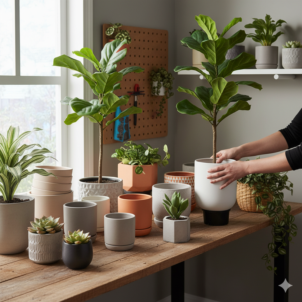 🪴 How to Choose the Right Pot for Artificial Plants