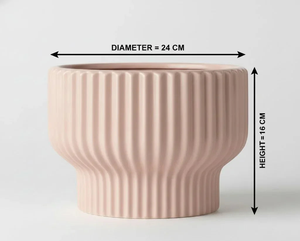 Fischer Round Ceramic Pot - 16CM