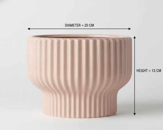 Fischer Round Ceramic Pot - 13CM