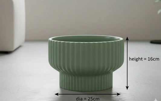 Fischer Round Ceramic Pot - 16CM