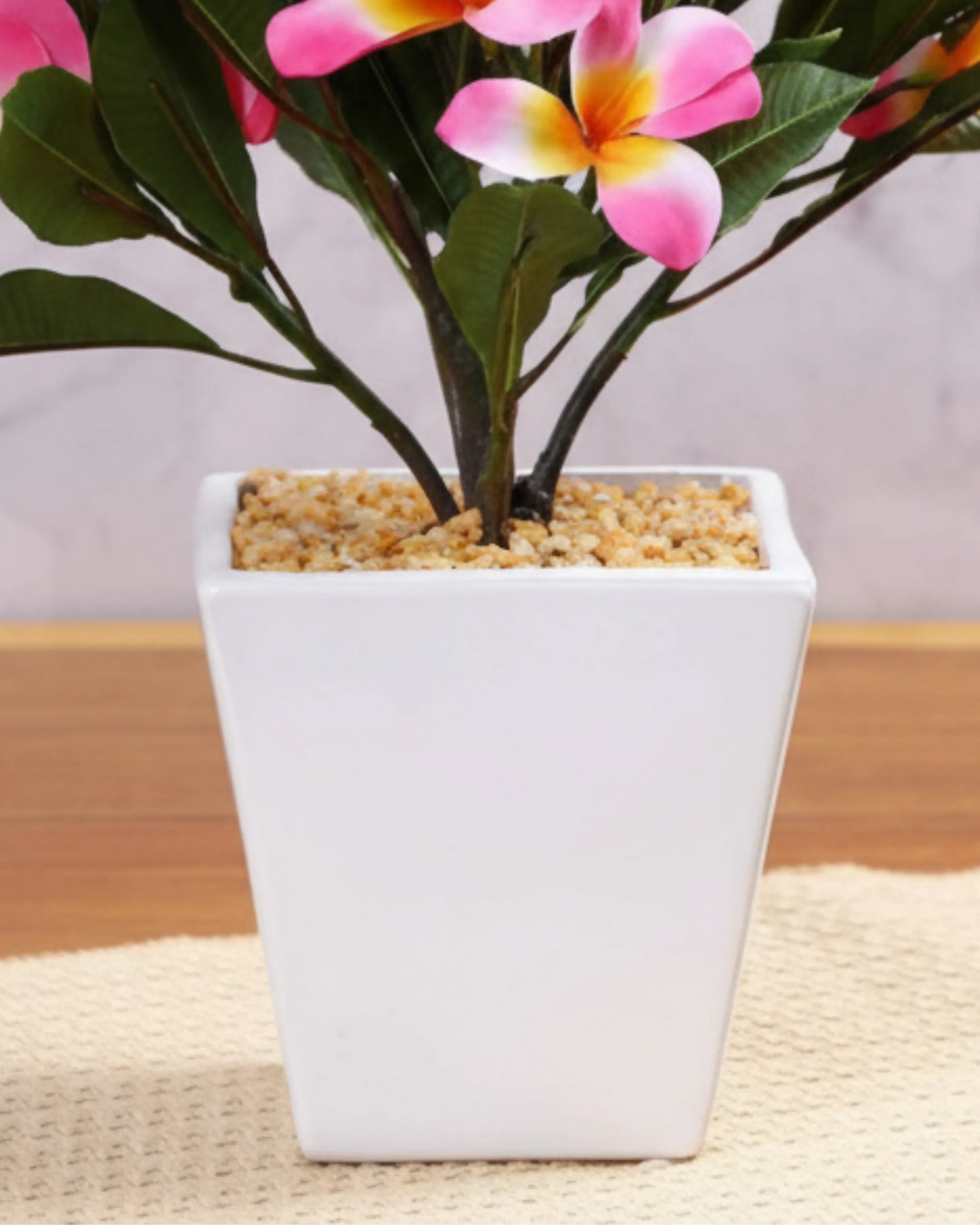 Artificial Frangipani Plant With Pot 26cm