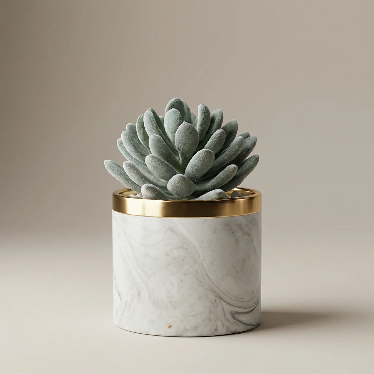 Artificial Succulent With Ceramic Pot 25cm