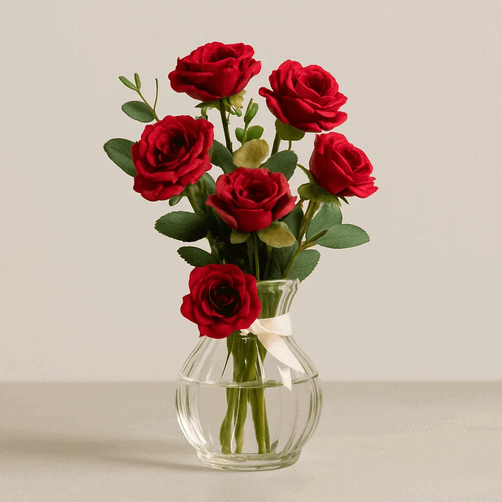 Artificial White Lace Elegance Flower 38 cm