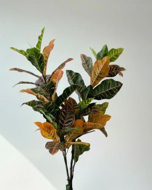 Artificial Croton With Pot 95cm