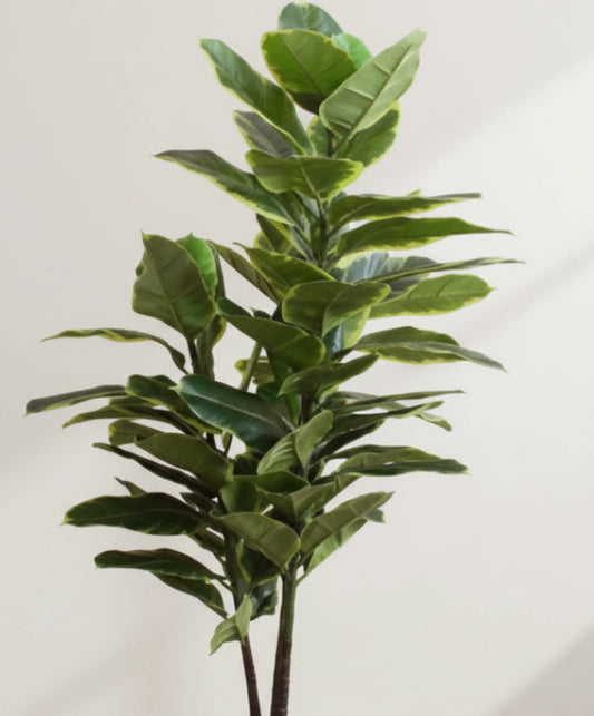 Artificial Rubber Plant Without Pot 120cm