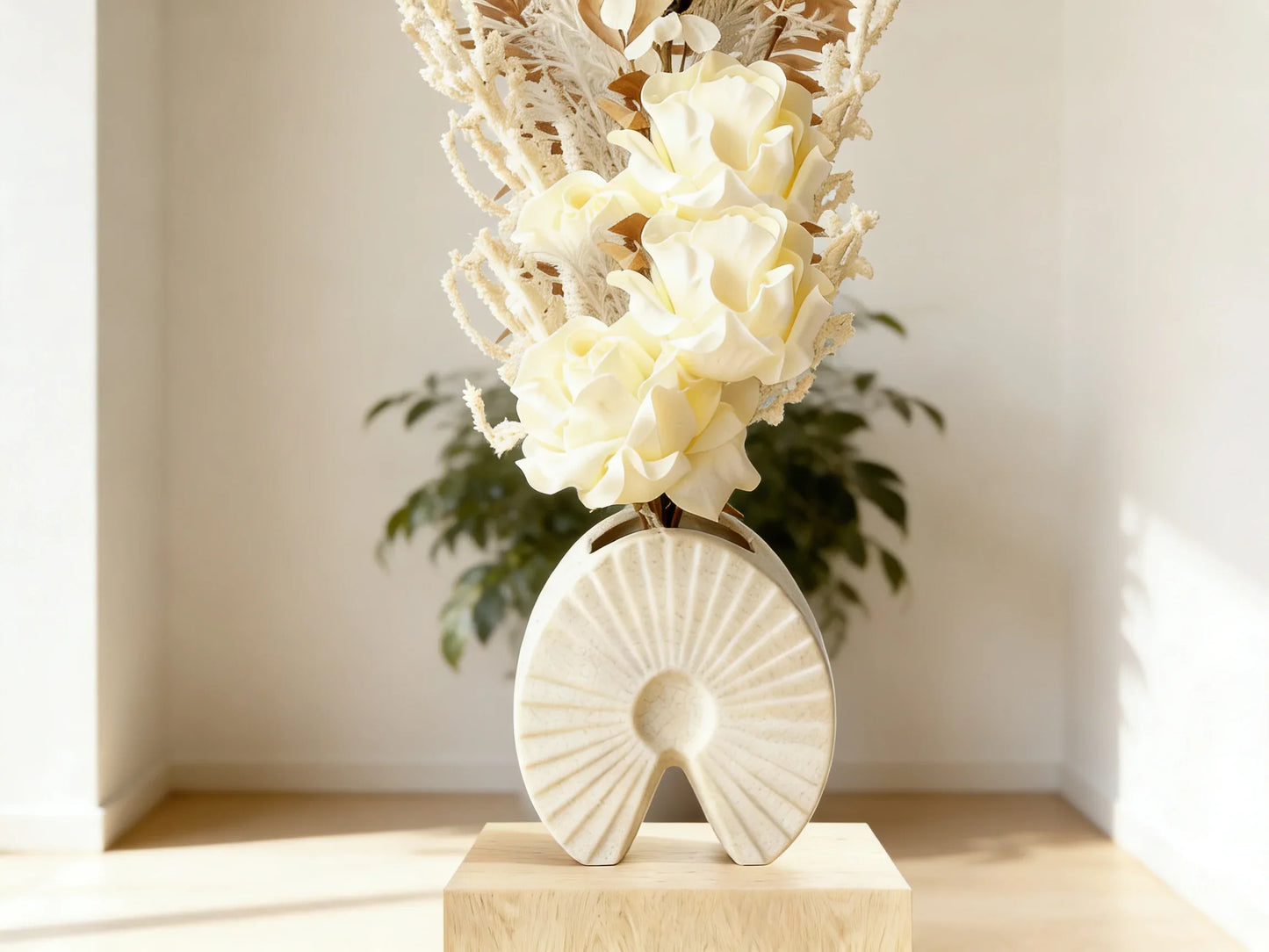 Artificial Flower Plant With Ceramic Pot 45cm