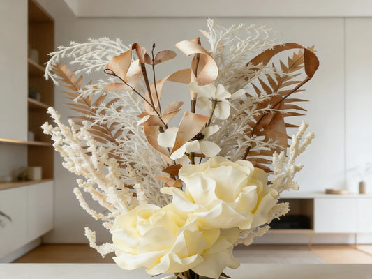 Artificial Flower Plant With Ceramic Pot 45cm