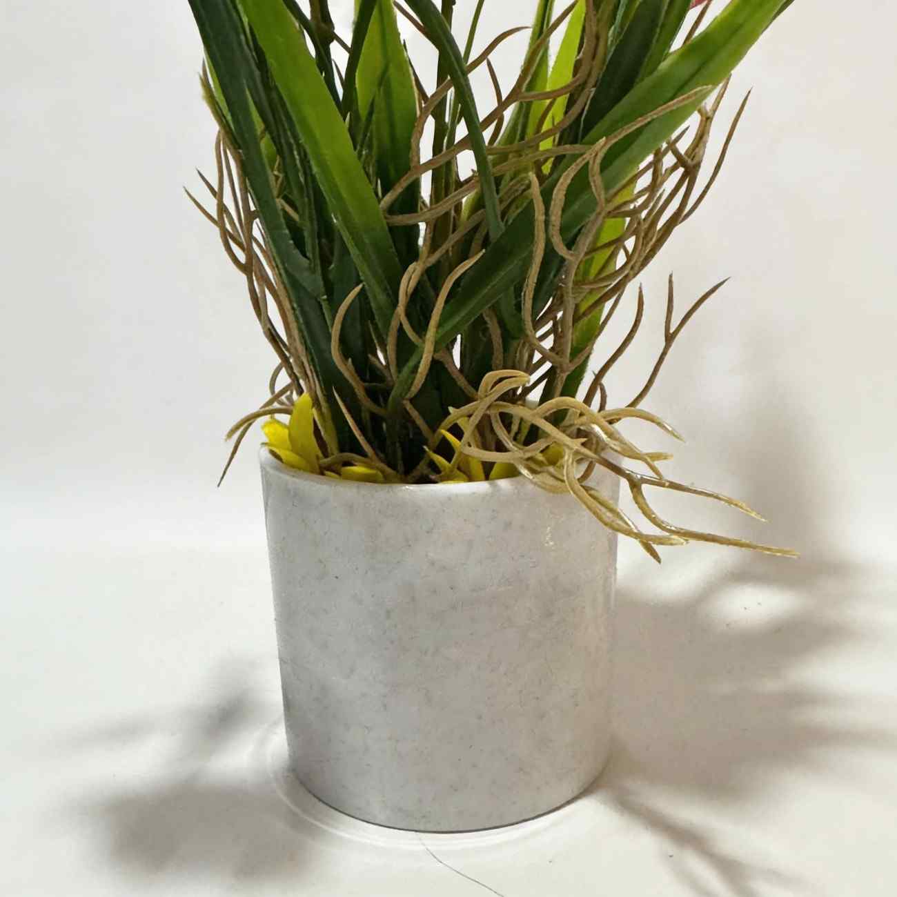 Artificial Meadow Floral With Plastic Pot - 35 CM