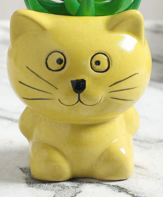 Artificial Succulent With Ceramic Pot 15cm