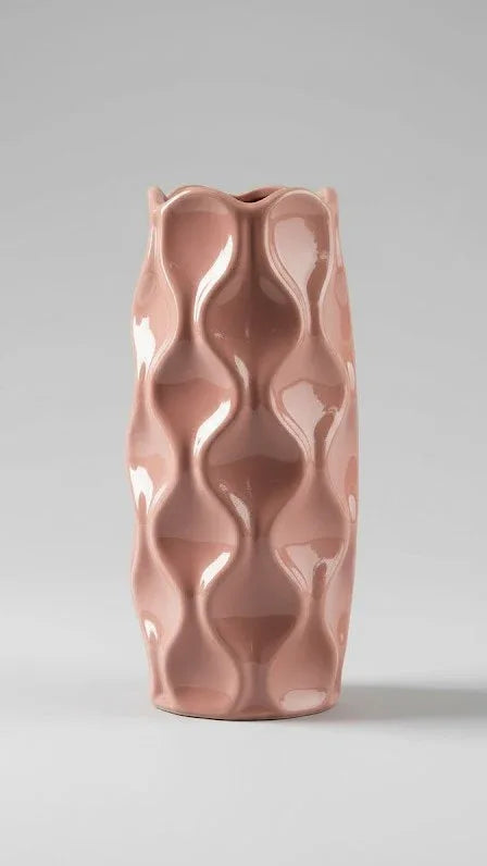 Cylindrical Wave Pot 29CM - Ceramic