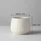 White Marble Design Pot - 13CM