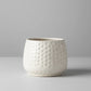 White Marble Design Pot - 13CM