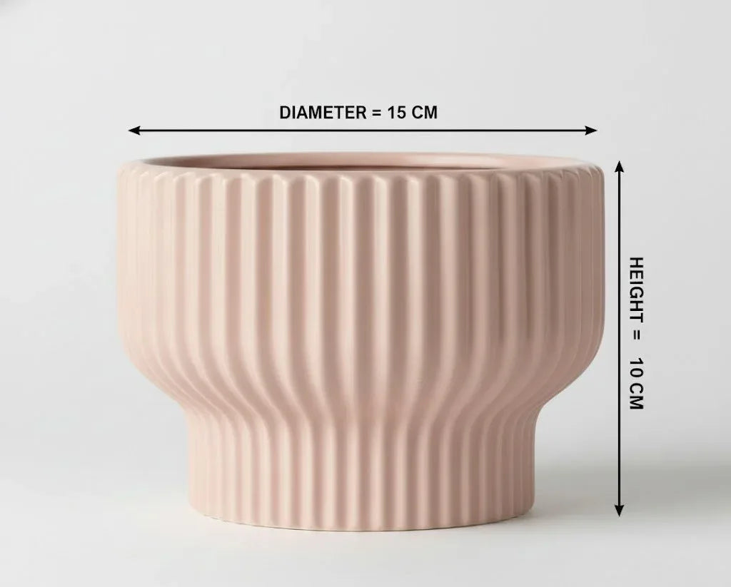 Fischer Round Ceramic Pot - 10CM