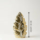 Golden Leaf Ceramic Decorative Vase -30CM