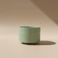 Sage Green Ribbed Ceramic Pot 17CM