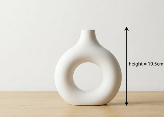 Pure Loop Modern Vase 19.5 cm