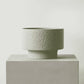 Textured Pastel Green Ceramic Design Pot - 20cm