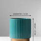 Fluted Design Golden Base Planter Ceramic 27CM