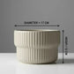 Column Ceramic Pot - 12CM