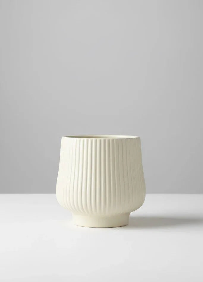 Ridged Condimental Bowl Pot - 13CM