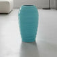 Blue Ring Textured Pot 24CM - Ceramic