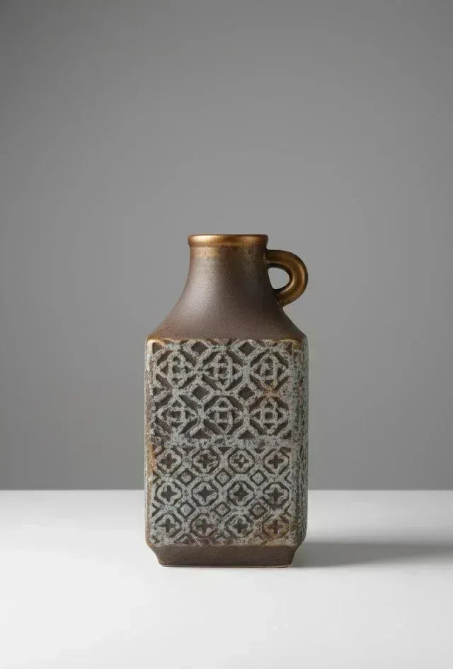 Decor Brown Antique Vintage Rustic Ceramic - 30CM