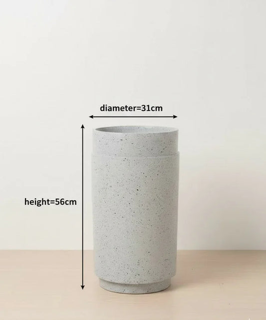 Ivory Ash Column Planter 56CM