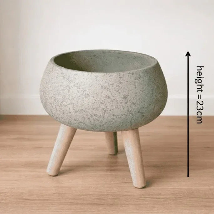 Round Planter with Stand - 23CM