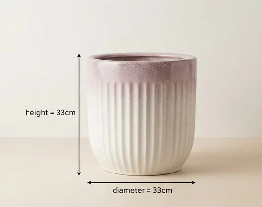 Blush Ridge Ceramic Planters 33 CM