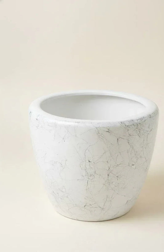 Marble Veil Ceramic Planter 34 CM