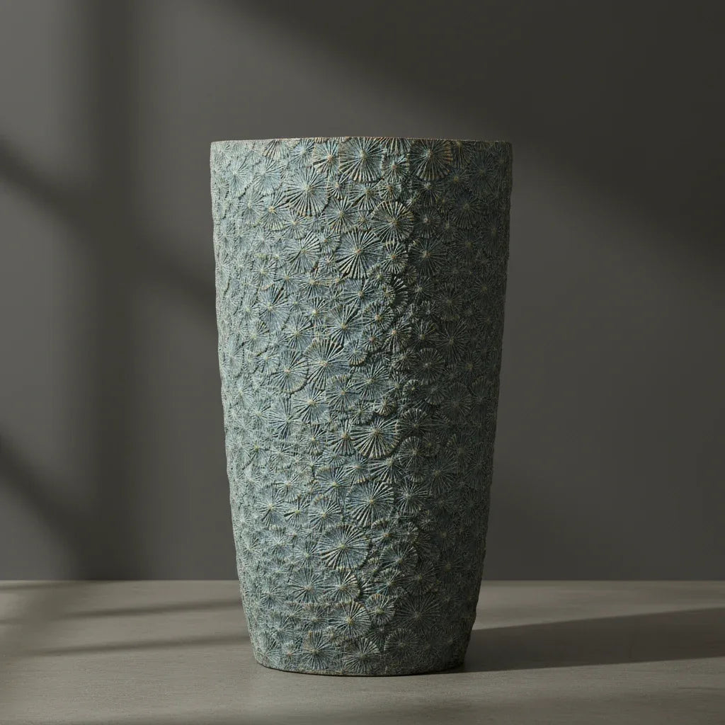 Aster Textured Tall Ceramic Plant Pot – 69cm