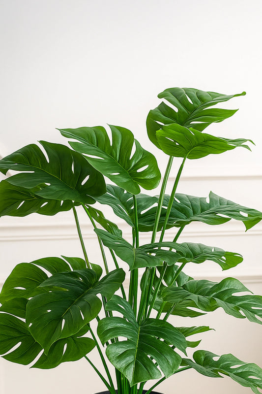 Artificial Leaf Monstera Plant Without Pot 75cm