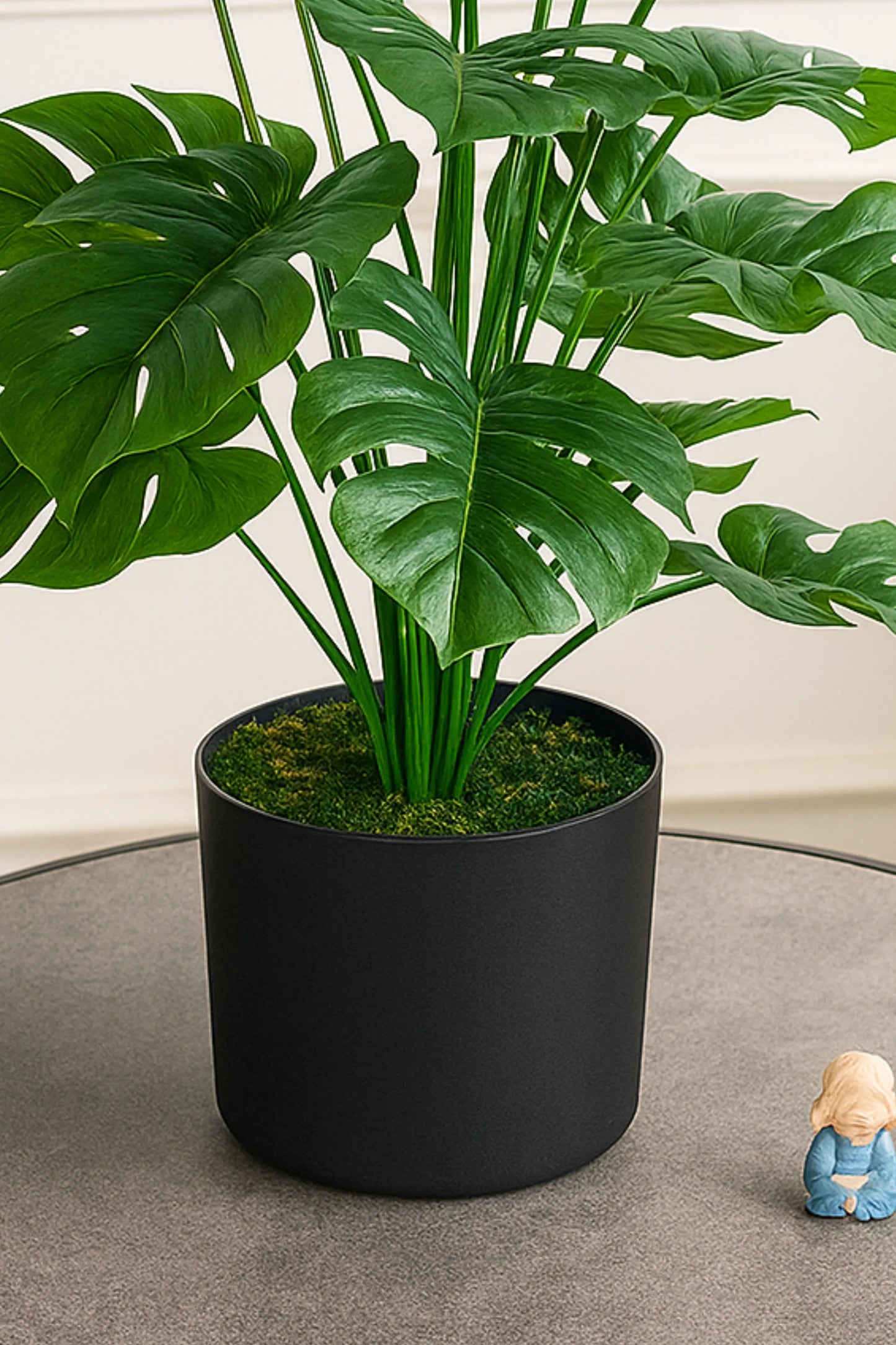 Artificial Leaf Monstera Plant Without Pot 75cm