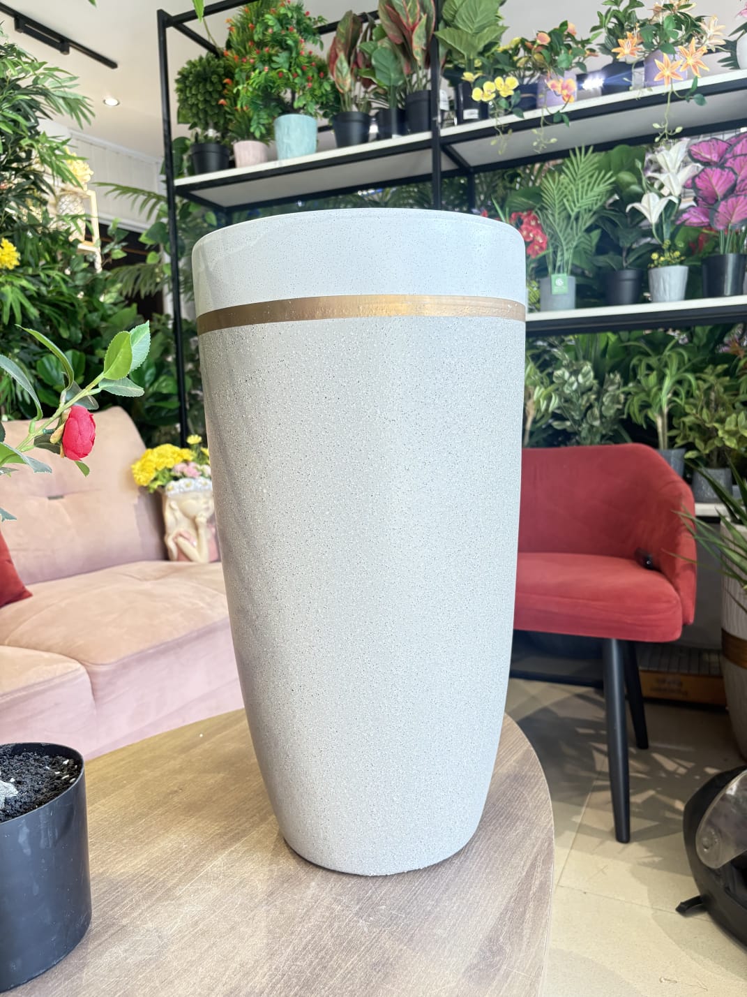 Gold Ring Premium Planter