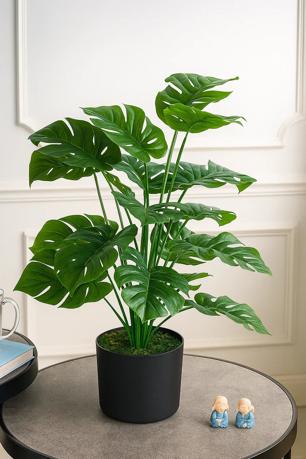 Artificial Leaf Monstera Plant Without Pot 75cm