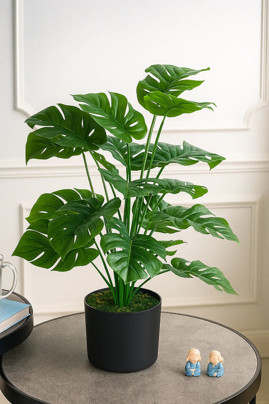 Artificial Leaf Monstera Plant Without Pot 75cm