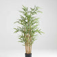 Artificial Yellow Bamboo Plant With Plastic Pot 90cm