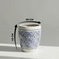 Blue and White Floral Patterned Ceramic Planter 36cm