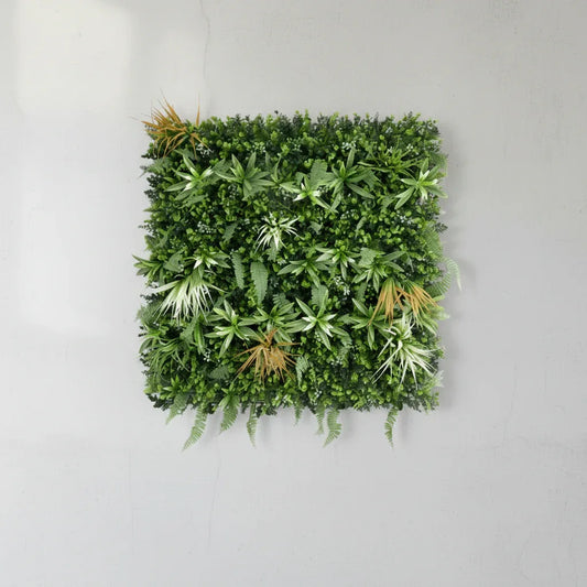 Autumnal Blush  UV Resistant Artificial Vertical Wall Garden Tile – 1 MTR x 1 MTR