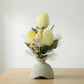 Artificial Yellow Flower Plant in Vase  48 cm