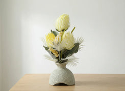 Artificial Yellow Flower Plant in Vase  48 cm