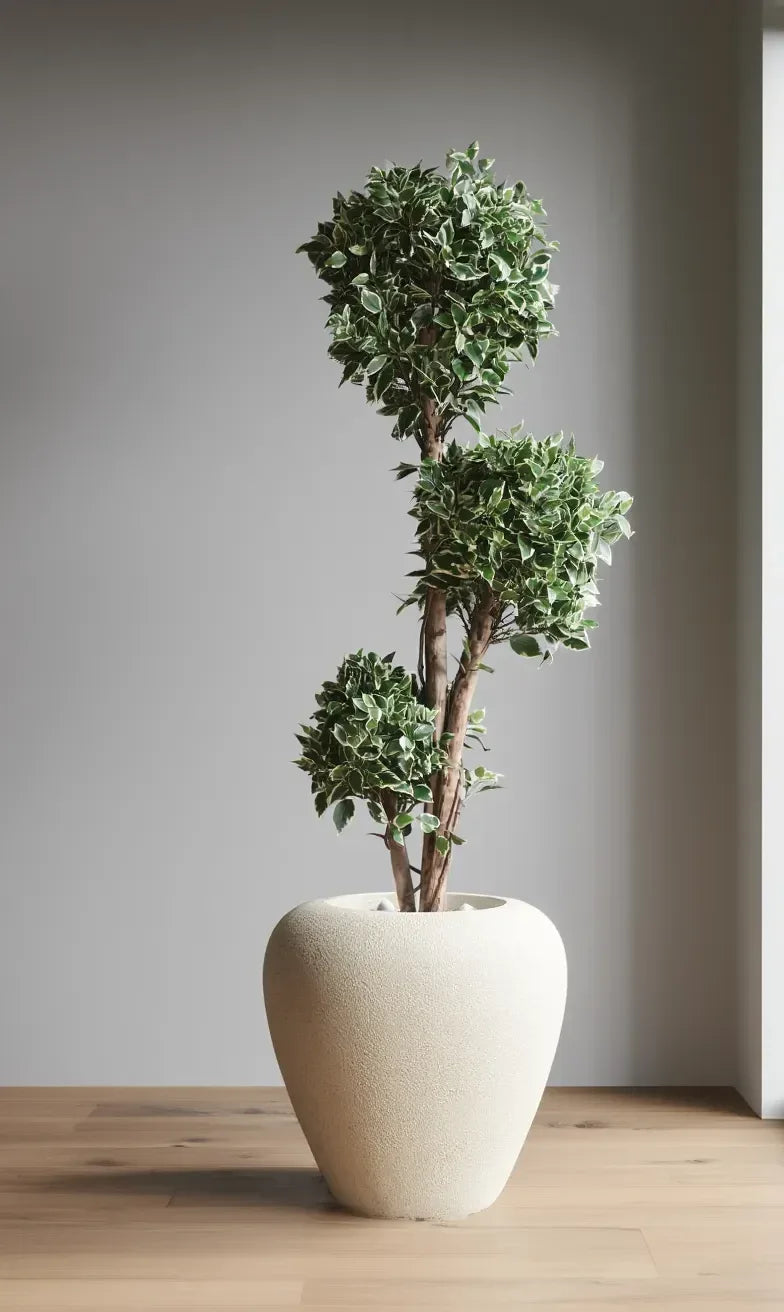 Artificial Topiary Plant with Fibre Reinforced Plastic Pot 150 cm