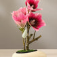Artificial Pink Magnolia Bonsai Plant with Ceramic Pot 25cm