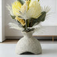 Artificial Yellow Flower Plant in Vase  48 cm
