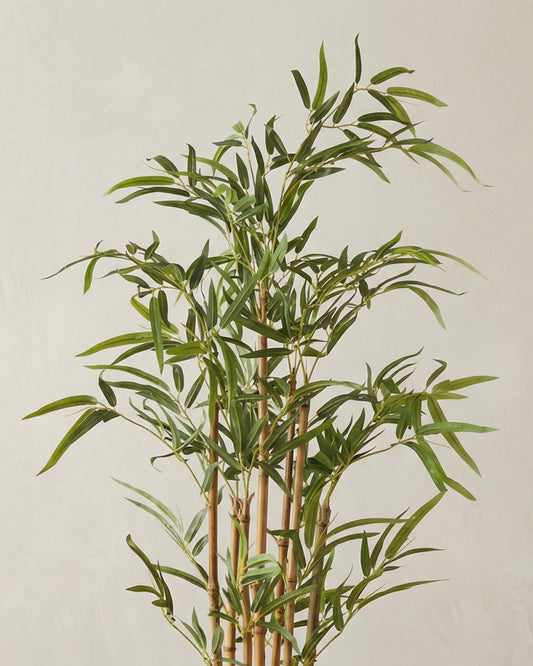 Artificial Yellow Bambo Plant with Pot 90cm