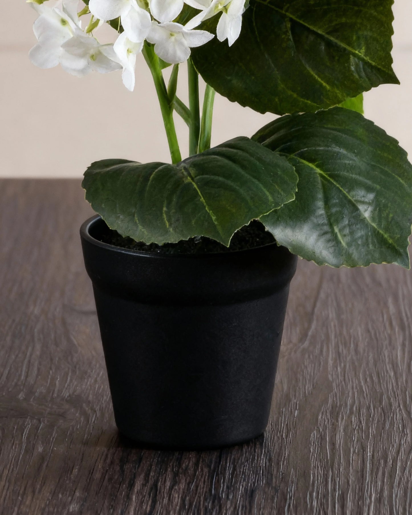 Artificial Real Touch Hydrangea With Plastic Pot 41cm